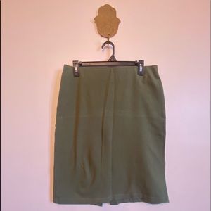 Olive Green Pencil Skirt